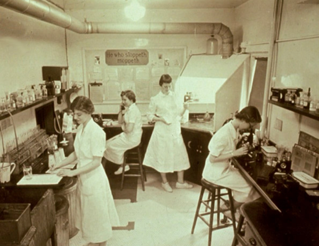 Historical lab photo